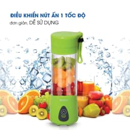 Thumbnail Máy Xay Sinh Tố Mini MATIKA 380 ml Có Cổng Sạc USB MTK-3138 4