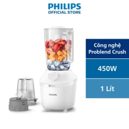 Thumbnail Máy xay sinh tố PHILIPS HR2041 /10 | 450W |xay nhuyễn trong 45s - Hàng Chính Hãng 1