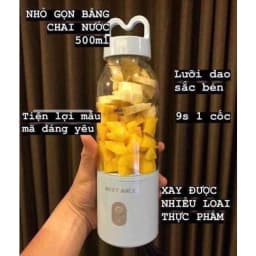 Thumbnail Máy xay sinh tố, rau củ cầm tay YOICE MEET JUICE 500ml, 4 lưỡi dao sắc bén cực nhuyễn [HÀNG CHÍNH HÃNG] 3
