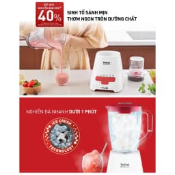 Thumbnail Máy xay sinh tố Tefal Blendforce Piano BL477566 - Đỏ 3