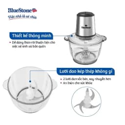 Thumbnail Máy Xay Thịt 2 Lưỡi Dao Kép 2 Lít BlueStone CHB-5145 3