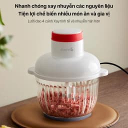 Thumbnail Máy xay thịt đa năng Deerma JR10W dung tích 2L chất liệu thuỷ tinh công suất 300W - Bảo hành 12 tháng 2