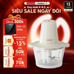 Thumbnail Máy xay thịt đa năng Gaabor MG-15M01A/02A công suất 300W cối thủy tinh dao 4 lưỡi xay ăn dặm nhuyễn 1
