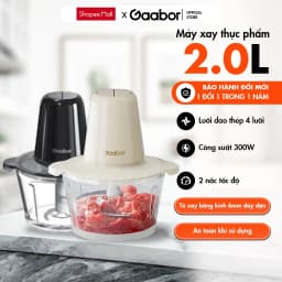 Thumbnail Máy xay thịt đa năng Gaabor MG-15M01A/02A công suất 300W cối thủy tinh dao 4 lưỡi xay ăn dặm nhuyễn 2