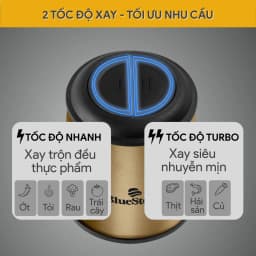 Thumbnail Máy Xay Thịt BlueStone 2 Lưỡi Dao Kép CHB-5148 - 2 Lít - 350W - Cối thủy tinh 2