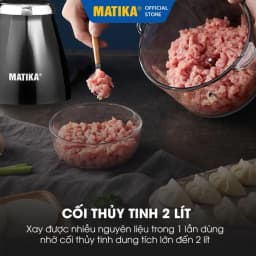 Thumbnail Máy Xay Thịt MATIKA 2L Cối Thủy Tinh MTK3220 4