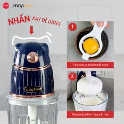 Thumbnail Máy Xay Thịt SNAPBEE BL200_Máy Xay Đa Năng 2 Cối, 2 Lưỡi Dao [Snap Kitchen] 4
