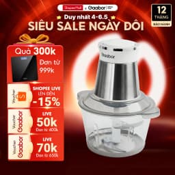 Thumbnail Máy xay thực phẩm đa năng xay thịt Gaabor GJ-M20A / MG20M-WH02A 2L xay cá củ ăn dặm công suất 300W 1