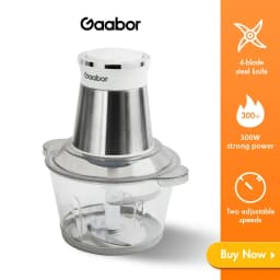 Thumbnail Máy xay thực phẩm đa năng xay thịt Gaabor GJ-M20A / MG20M-WH02A 2L xay cá củ ăn dặm công suất 300W 2