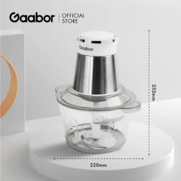 Thumbnail Máy xay thực phẩm đa năng xay thịt Gaabor GJ-M20A / MG20M-WH02A 2L xay cá củ ăn dặm công suất 300W 3
