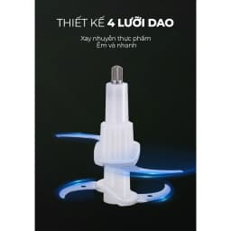 Thumbnail Máy xay thực phẩm Magic A-001,công suất 400W,dung tích 1.7L, 4 lưỡi giao không gỉ 3