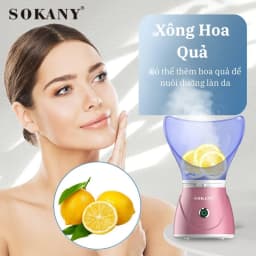 Thumbnail Máy xông mặt thảo dược SOKANY SK-1079, xông sữa, thông thảo dược giúp thông thoáng mũi họng hiệu quả 1