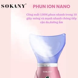 Thumbnail Máy xông mặt thảo dược SOKANY SK-1079, xông sữa, thông thảo dược giúp thông thoáng mũi họng hiệu quả 2
