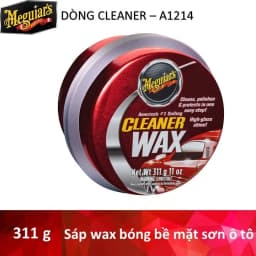 Thumbnail Meguiar's Sáp wax bóng bề mặt sơn ô tô - Paste Wax Cleaner - A1214, 331g 2