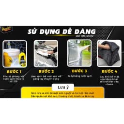 Thumbnail Meguiar's Xà phòng rửa xe có chất tạo bóng dòng cao cấp Ultimate - Wash & Wax, G17748, 1,4L 3