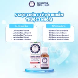 Thumbnail Men Vi Sinh 10 Chủng BioAmicus Complete hỗ trợ tiêu hóa, giúp bé ăn ngon Lọ 10mL 4