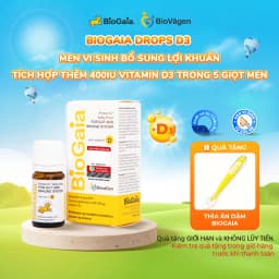 Thumbnail Men vi sinh BioGaia ProTectis Drops Vitamin D3 cải thiện hệ tiêu hóa xuất xứ Thụy Điển dung tích 5 ml 1