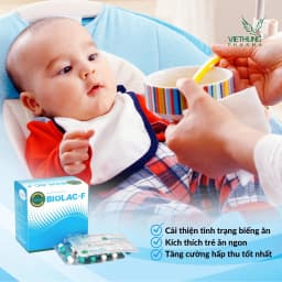 Thumbnail Men Vi Sinh BiolacF VietHung Pharma, Bổ Sung Lợi Khuẩn, Giảm Tiêu Chảy, Táo Bón Hộp 100 viên 4