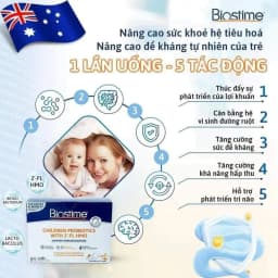 Thumbnail Men Vi Sinh Biostime Children Probiotics With 2' - FL HMO, Cân Bằng Hệ Tiêu Hóa Giúp Bé Phát Triển Triển Trí Não 4