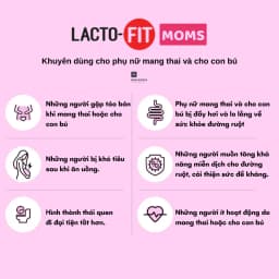 Thumbnail Men vi sinh LACTO-FIT Moms Dành Cho Phụ Nữ Mang Thai Và Cho Con Bú (2g X 60 gói) 1