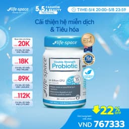 Thumbnail Men vi sinh Life Space Double Strength hỗ trợ tiêu hóa khỏe mạnh và hỗ trợ tăng cường sức đề kháng lọ 30 viên Prebiotic 1