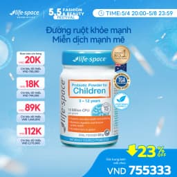 Thumbnail Men vi sinh Life Space Powder For Children giúp hỗ trợ tốt cho tiêu hóa, hỗ trợ tăng cường sức đề kháng cho bé 3-12 tuổi 1