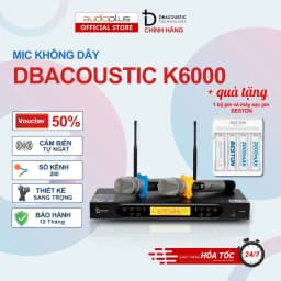 Thumbnail Mic không dây DBAcoustic K6000 - Cảm biến tự ngắt - Hàng chính hãng - Bảo hành 12 tháng 1
