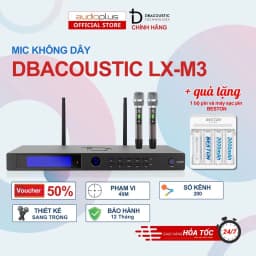 Thumbnail Mic không dây Dbacoustic LX-M3 - Hàng chính hãng - Âm thanh chân thực  - Bảo hành 12 tháng 1