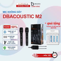 Thumbnail Mic không dây DBAcoustic M2 - 8 chế độ ECHO - Âm thanh trung thực - Hàng chính hãng 1