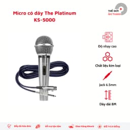 Thumbnail Micro Có Dây The Platinum KS 5000 Dài 8m jack cắm 6ly - CHÍNH HÃNG 2