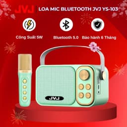 Thumbnail Micro không dây Karaoke JVJ YS-91/ Ys-103 1 mic Bluetooth - Kết nối điện thoại,tivi - Bảo hành chính hãng 06 tháng 1