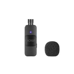 Thumbnail Micro Không Dây Thu Âm Cài Áo Boya V10 2.0 Type-C | Phạm Vi 100m | TX 9 Giờ | Kẹp Xoay 360 Độ (Đen) 2