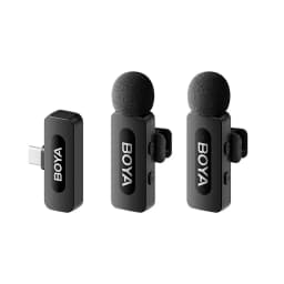 Thumbnail Micro Không Dây Thu Âm Cài Áo Boya V20 2.0 Type-C | Phạm Vi 100m | TX 9 Giờ | Kẹp Xoay 360 Độ (Đen) 1