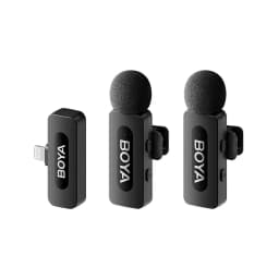 Thumbnail Micro Không Dây Thu Âm Cài Áo Boya V2 2.0 Lightning | Phạm Vi 100m | TX 9 Giờ | Kẹp Xoay 360 Độ (Đen) 1