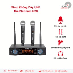 Thumbnail Micro Không Dây UHF The Platinum U20 - CHÍNH HÃNG STORE 2