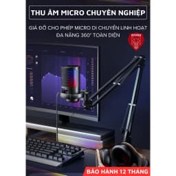 Thumbnail Micro Livestream Thu Âm Chuyên Nghiệp Ziyou ShouFei ME6S LED RGB, Màng Lọc Tạp Âm, Thu Âm Đa Hướng 2