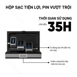 Thumbnail Micro Thu Âm Không Dây HOSAN S24 Ultra Hỗ Trợ Khả Năng Lọc Ồn Tốt 3