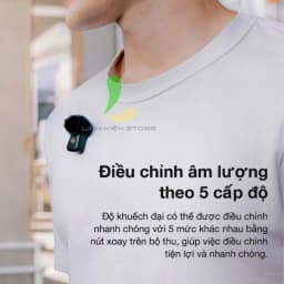 Thumbnail Microphone Không Dây HOSAN DJI MIC Mini Ghi Âm Chuyên Nghiệp Cho Thời Lượng Pin 10 Giờ Ấn Tượng 2