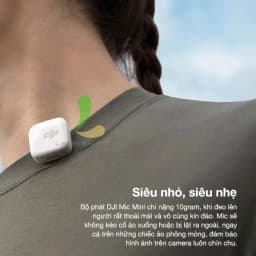 Thumbnail Microphone Không Dây HOSAN DJI MIC Mini Ghi Âm Chuyên Nghiệp Cho Thời Lượng Pin 10 Giờ Ấn Tượng 4