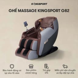 Thumbnail Miễn phí lắp đặt | Ghế massage KINGSPORT G82 hệ thống nhiệt hồng ngoại, chế độ massage không trọng lực 1