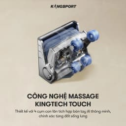 Thumbnail Miễn phí lắp đặt | Ghế massage KINGSPORT G82 hệ thống nhiệt hồng ngoại, chế độ massage không trọng lực 2