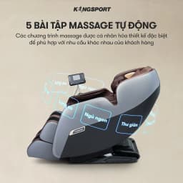 Thumbnail Miễn phí lắp đặt | Ghế massage KINGSPORT G82 hệ thống nhiệt hồng ngoại, chế độ massage không trọng lực 4