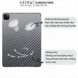 Thumbnail Miếng dán Carbon AstroMazing bảo vệ mặt lưng iPad chống trầy xước không bám vân tay 1