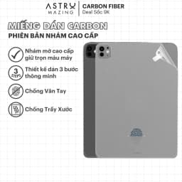 Thumbnail Miếng dán Carbon AstroMazing bảo vệ mặt lưng iPad chống trầy xước không bám vân tay 3