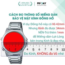 Thumbnail Miếng Dán Chống Trầy Đồng Hồ CASIO Mặt Tròn 3