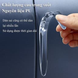 Thumbnail Miếng dán chống trầy xước xe ô tô MYT Miếng dán silicon chống xước tay nắm cửa gương chiếu hậu ô tô xe hơi 3