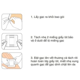 Thumbnail Miếng dán Có Gạc HETIS Non-Woven Pab Hỗ Trợ Hút Dịch nhiều size (lẻ 1 miếng) 3