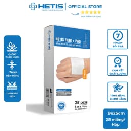 Thumbnail Miếng dán hút dịch vô trùng sau mổ chống thấm nước Alfasept Hetis Film Pad (1 miếng) 2