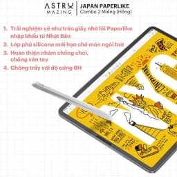 Thumbnail Miếng dán màn hình Paperlike Nhật Bản Hồng cho iPad Pro 11 Air 4 5 Gen 7 8 9 3