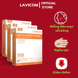 Thumbnail Miếng Dán Mụn, Vết Thương ALFASEPT HETIS HYDROCOLLOID Giúp Thấm hút Dịch, Loại Bỏ Những Mô Chết, Ngăn Ngừa Sẹo 1
